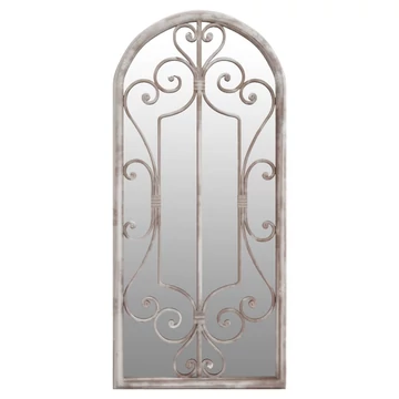 homokszínű vas tükör beltéri használatra 100 x 45 cm