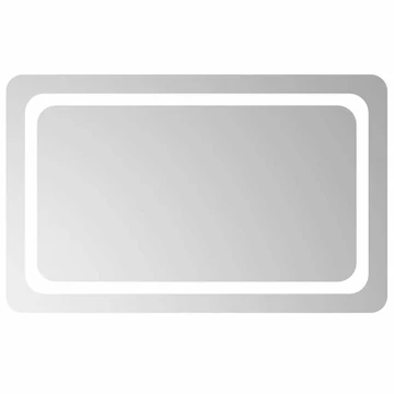 LED-es fürdőszobatükör 80 x 50 cm