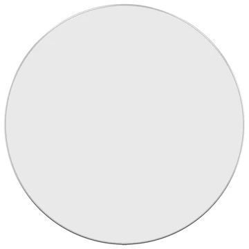 ezüstszínű falitükör í 60 cm Kerek