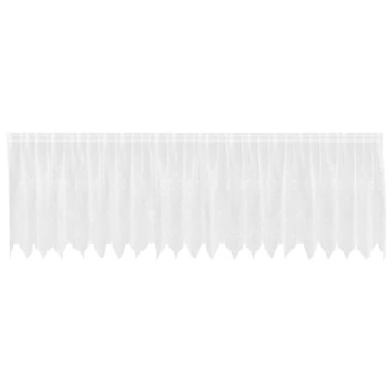 Csipkés Függöny  Fehér 120 x 500 cm Poliészter