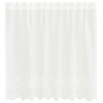 Csipkés Függöny  Fehér 80 x 150 cm Poliészter