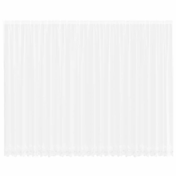 Csipkés Függöny  Fehér 260 x 600 cm Poliészter