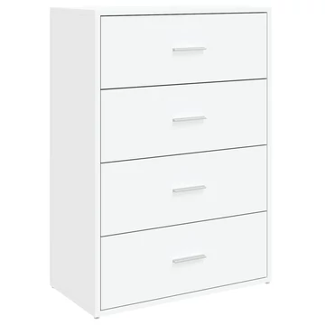 vidaXL fehér szerelt fa tálalószekrény 60 x 31 x 84 cm