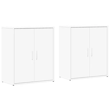 vidaXL 2 db fehér szerelt fa tálalószekrény 60 x 31 x 70 cm
