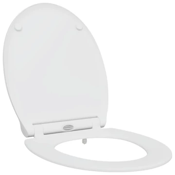 vidaXL WC ülőke Fehér 47 x 37,5 x 3,8 cm Duroplast