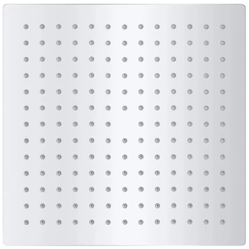 vidaXL Rozsdamentes acél zuhanyrózsa 25x25 cm négyszögletes