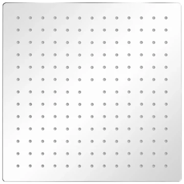 vidaXL Rozsdamentes acél zuhanyrózsa 30x30 cm négyszögletes