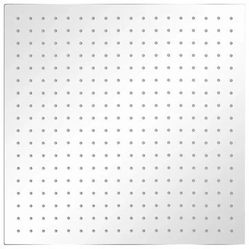 vidaXL Rozsdamentes acél zuhanyrózsa 50x50 cm négyszögletes