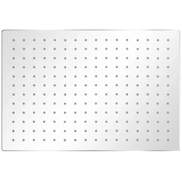 vidaXL Rozsdamentes acél zuhanyrózsa 30x40 cm téglalap alakú