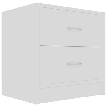 vidaXL fehér szerelt fa éjjeliszekrény 40 x 30 x 40 cm
