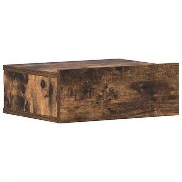 vidaXL füstös tölgy szí­nű fali éjjeliszekrény 40 x 30 x 15 cm