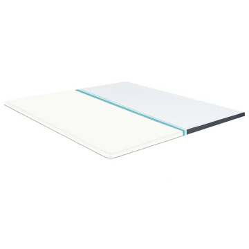 vidaXL dobozrugós ágymatracfedő 200 x 180 x 5 cm közepesen puha