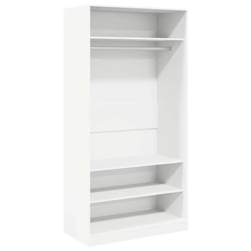 Fehér ruhásszekrény 100 x 50 x 200 cm