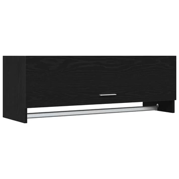 Ruhásszekrény fiókkal Fekete tölgy 100 x 32,5 x 35 cm