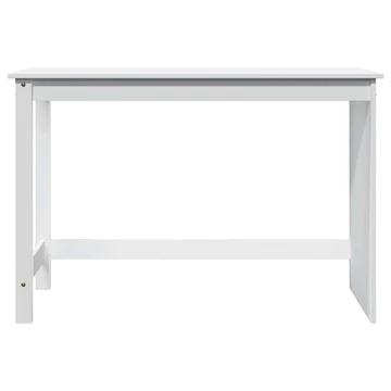 Asztal Fehér 112 x 50 x 75 cm Tömör fenyőfa