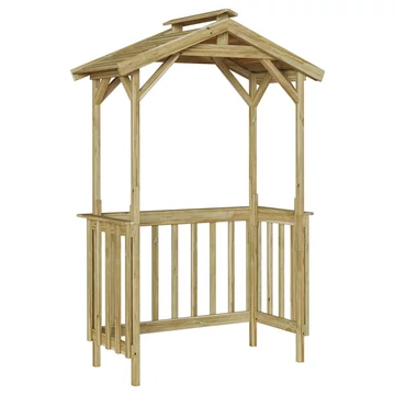 vidaXL Grillsátor Impregnált fenyőfa