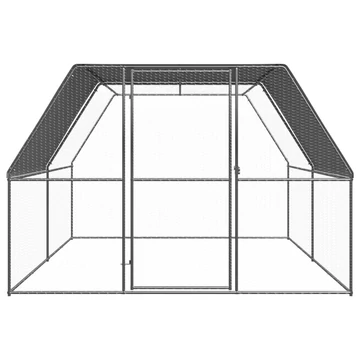 Kültéri horganyzott acél tyúkól 3 x 4 x 2 m