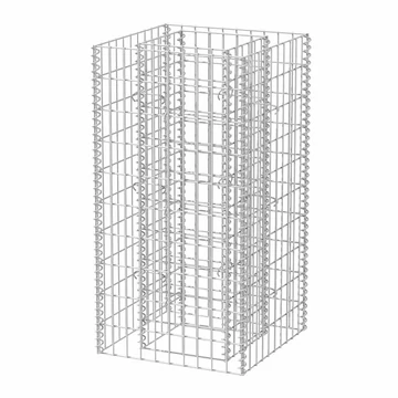 acél gabion magaságyás 50 x 50 x 100 cm