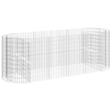 horganyzott vas gabion magaságyás 300x100x100 cm
