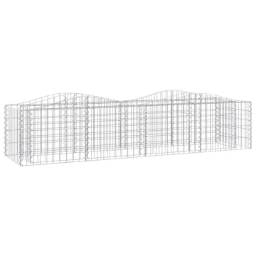 í­ves horganyzott vas gabion magaságyás 200x50x50 cm