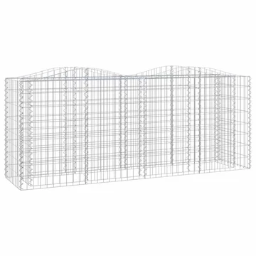 í­ves horganyzott vas gabion magaságyás 200x50x100 cm