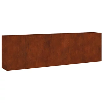 corten acél kerti magaságyás 280x40x80 cm