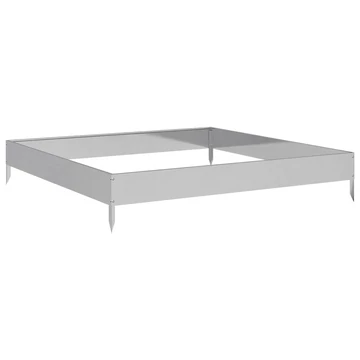 horganyzott acél kerti magaságyás 100 x 100 x 18,5 cm