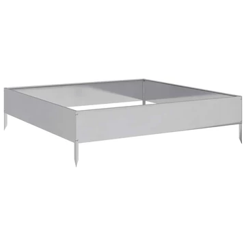 horganyzott acél kerti magaságyás 100 x 100 x 26 cm