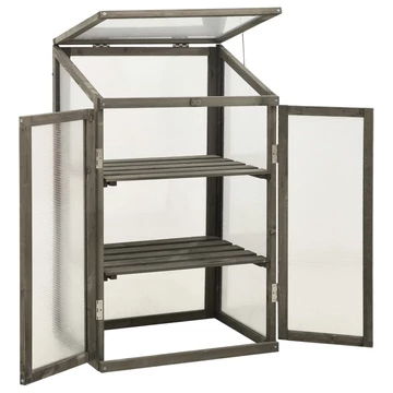 vidaXL fenyőfa melegház 60 x 45 x 100 cm