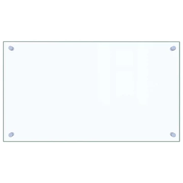 vidaXL átlátszó edzett üveg konyhai fröccsenésgátló 70 x 40 cm