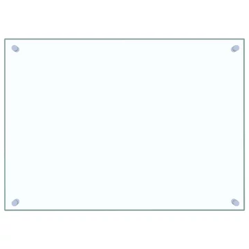 vidaXL átlátszó edzett üveg konyhai fröccsenésgátló 70 x 50 cm