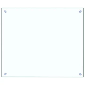 vidaXL átlátszó edzett üveg konyhai fröccsenésgátló 70 x 60 cm