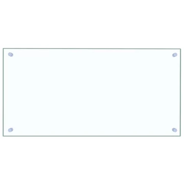 vidaXL átlátszó edzett üveg konyhai fröccsenésgátló 80 x 40 cm