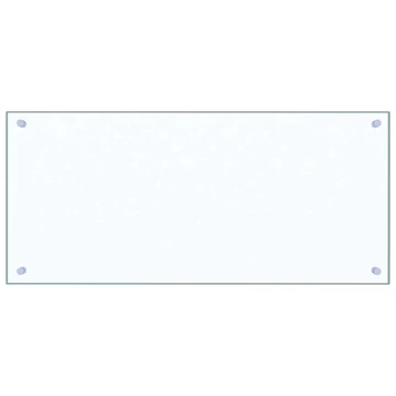 vidaXL átlátszó edzett üveg konyhai fröccsenésgátló 90 x 40 cm