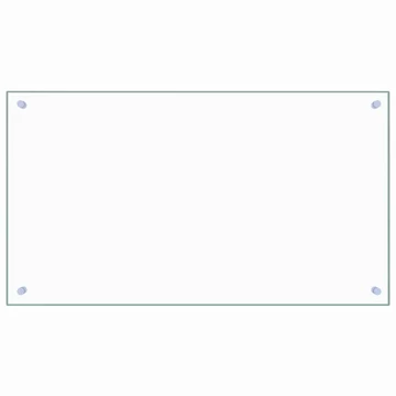 vidaXL átlátszó edzett üveg konyhai fröccsenésgátló 90 x 50 cm