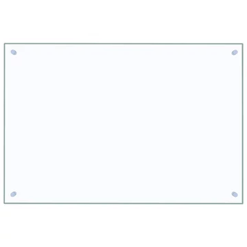 vidaXL átlátszó edzett üveg konyhai fröccsenésgátló 90 x 60 cm