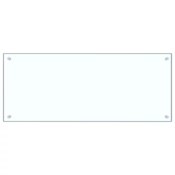 vidaXL átlátszó edzett üveg konyhai fröccsenésgátló 100 x 40 cm