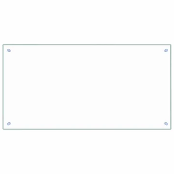vidaXL átlátszó edzett üveg konyhai fröccsenésgátló 100 x 50 cm