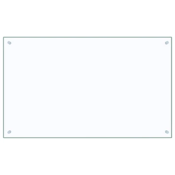 vidaXL átlátszó edzett üveg konyhai fröccsenésgátló 100 x 60 cm