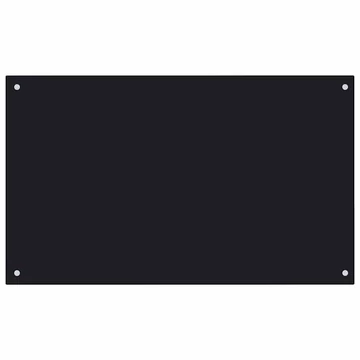 vidaXL fekete edzett üveg konyhai fröccsenésgátló 100 x 60 cm