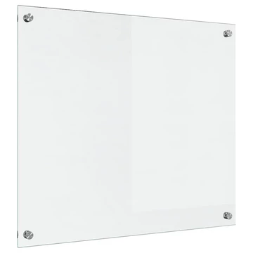 vidaXL Konyhai fröccsenésgátló ítlátszó 70 x 60 cm edzett üveg