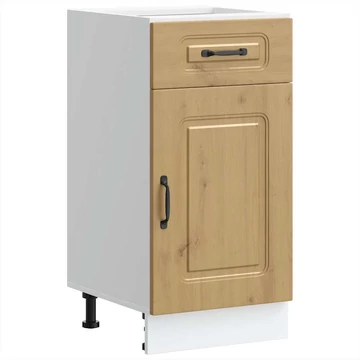 vidaXL Konyhai alapszekrény Kalmar kézműves tölgy műszaki fa