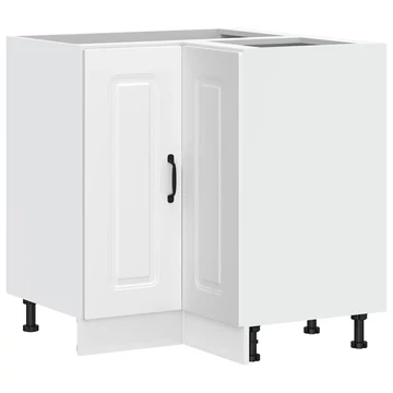 vidaXL Konyhai sarok alapszekrény Kalmar fehér szí­nű műfa