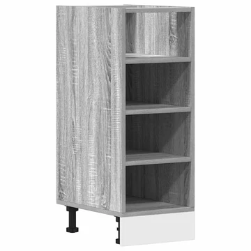 vidaXL "Riga" Alsó szekrény Szürke Sonoma Gépesí­tett fa