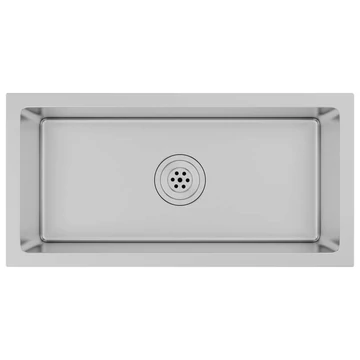 vidaXL kézzel készült rozsdamentes acél mosogató