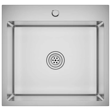 vidaXL kézzel készült rozsdamentes acél mosogató