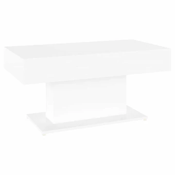 Fehér dohányzóasztal 96 x 50 x 45 cm