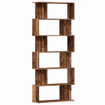 Könyves szekrény Régi fa 80x24x192 cm