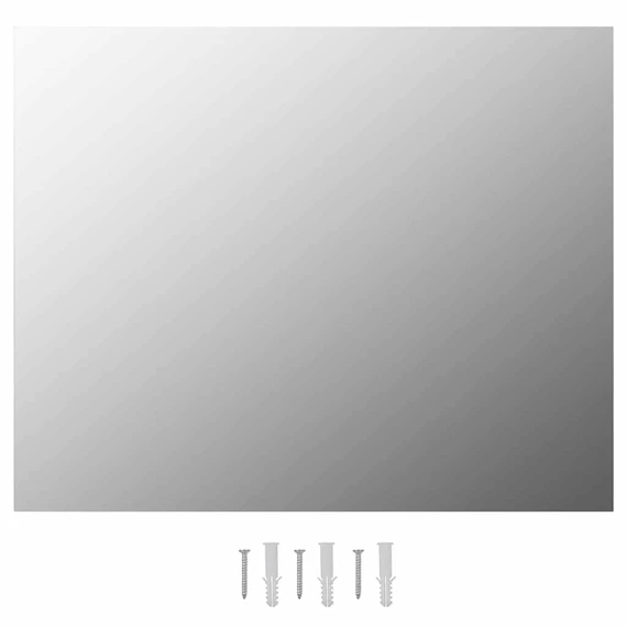 keret nélküli üveg tükör 100 x 60 cm