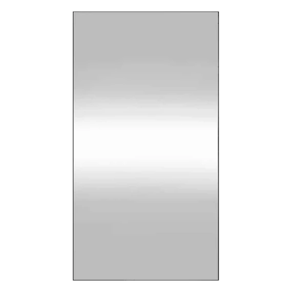 téglalap alakú üveg falitükör 50 x 100 cm